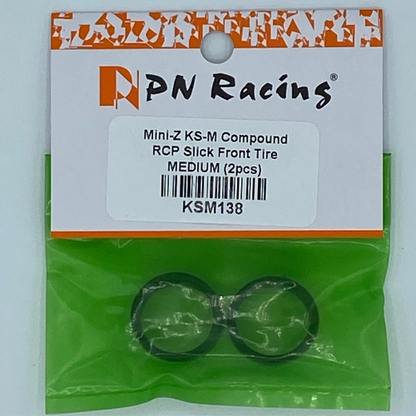 PN Racing Mini-Z KS-M Compound Slick 8.5mm Tire MEDIUM (KSM138)