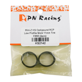 PN Racing Mini-Z KS Compound Low Profile Slick 11mm Tire FIRM (KS2142) - Iron City RC Hobbies