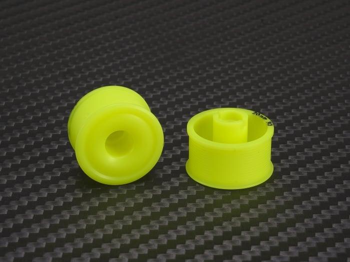 PN Racing Mini-Z 2WD Machine Delrin Cut Yellow Formula Flanged Wheel R0 - Iron City RC Hobbies