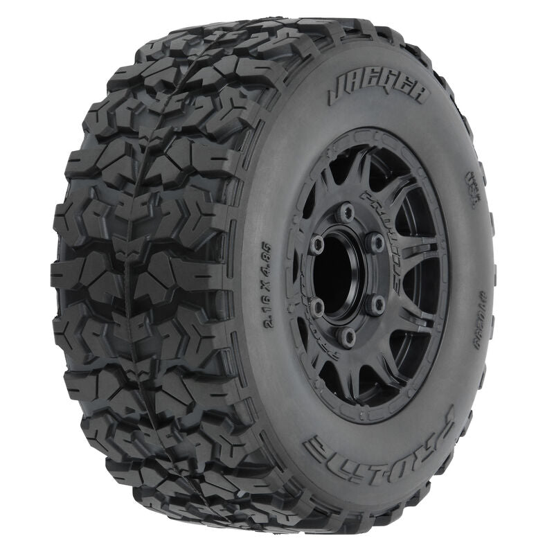 Proline 1/10 Jaeger HP BELTED F/R 2.8" MT Tires MTD 12mm/14mm Black Raid (2)