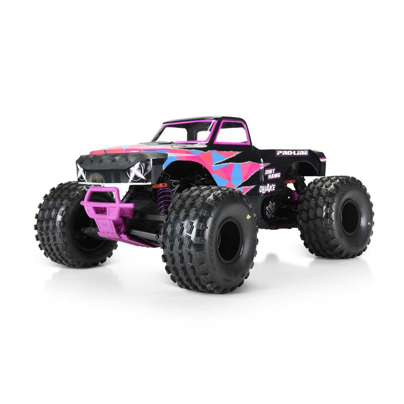 Pro-Line Racing 1/10 Dirt Hawg 2.0 F/R 2.6" MT Tires Mounted ARRMA Stock Wheel Black (2): ARRMA QUAKE & GORGON