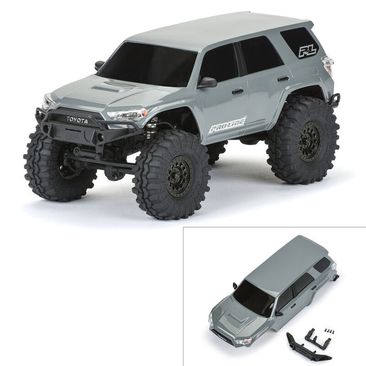 Pro-Line 1/24 2024 Toyota 4Runner TRD Pro Gray Hard Body Assembled: SCX24