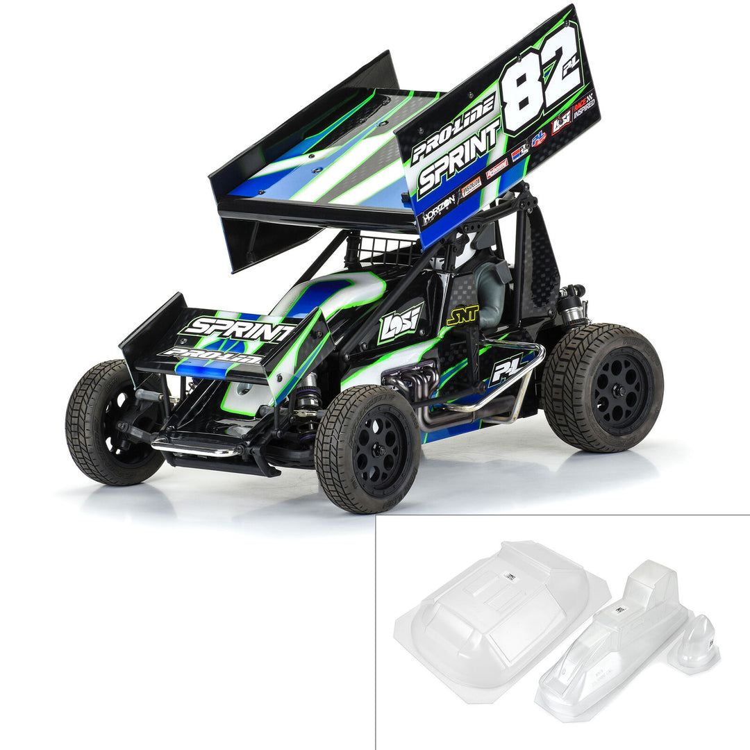 Losi 1/10 Sprint Car Light Weight Clear Body Panel Kit: Losi Sprint Car