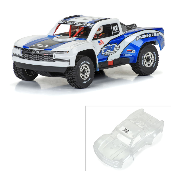 Proline 1/16 Pre-Cut 2019 Chevy Silverado Trophy Truck Clear Body: GROM - Iron City RC Hobbies