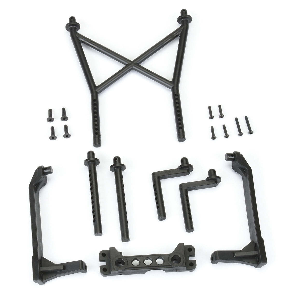 Pro-Line1/6 Extended Front and Rear Body Mounts: SCX6 1/6 In Stock  1/6 Extended Front and Rear Body Mounts: SCX6