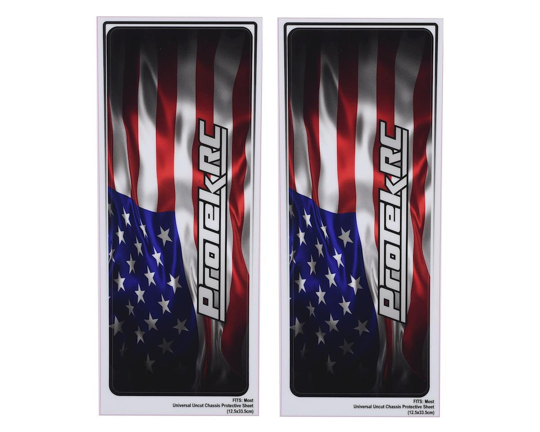 ProTek RC Universal Chassis Protective Sheet (USA) (2) (12.5x33.5cm) - Iron City RC Hobbies