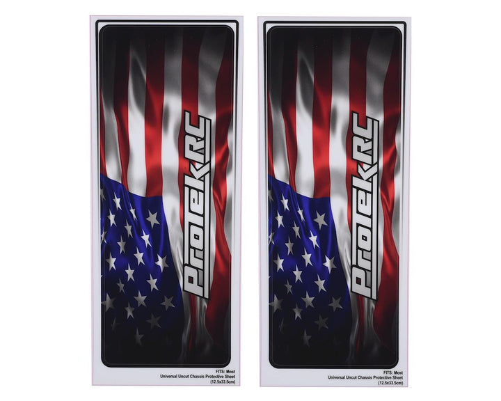 ProTek RC Universal Chassis Protective Sheet (USA) (2) (12.5x33.5cm) - Iron City RC Hobbies