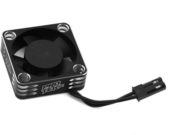 ProTek RC 30x30x10mm Aluminum High Speed HV Cooling Fan (Silver/Black) - Iron City RC Hobbies