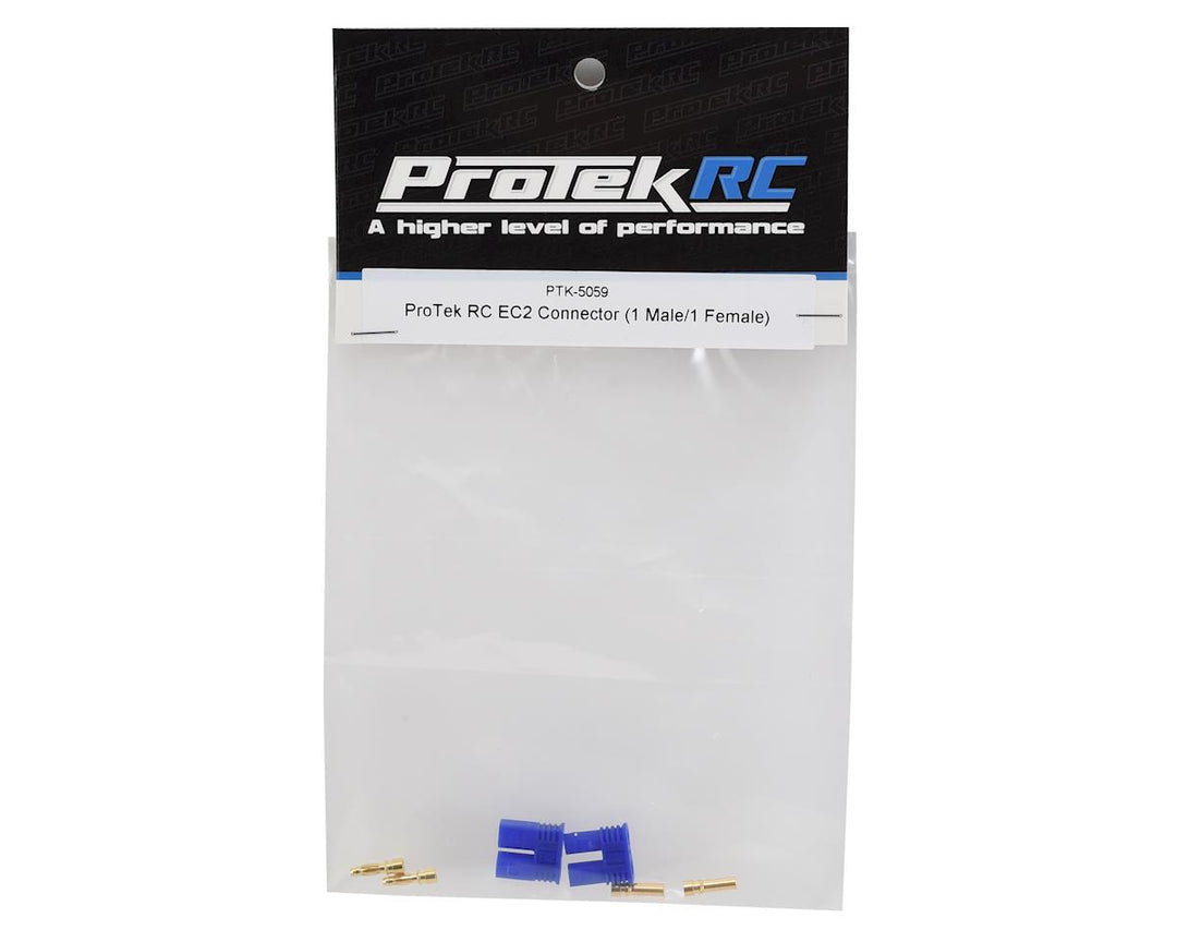 ProTek RC EC2 Connector (1 Male/1 Female) - Iron City RC Hobbies