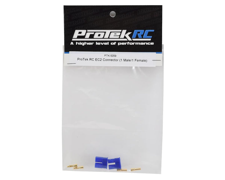 ProTek RC EC2 Connector (1 Male/1 Female) - Iron City RC Hobbies