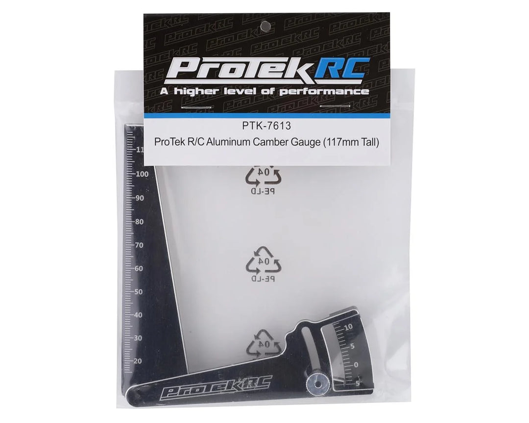 ProTek RC Aluminum Camber Gauge (117mm Tall) - Iron City RC Hobbies