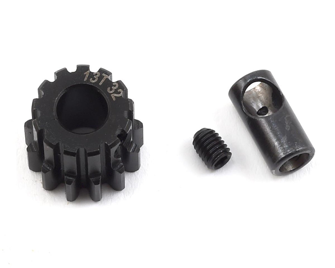 ProTek RC Steel 32P Pinion Gear w/3.17mm Reducer Sleeve (Mod .8) (5mm Bore)