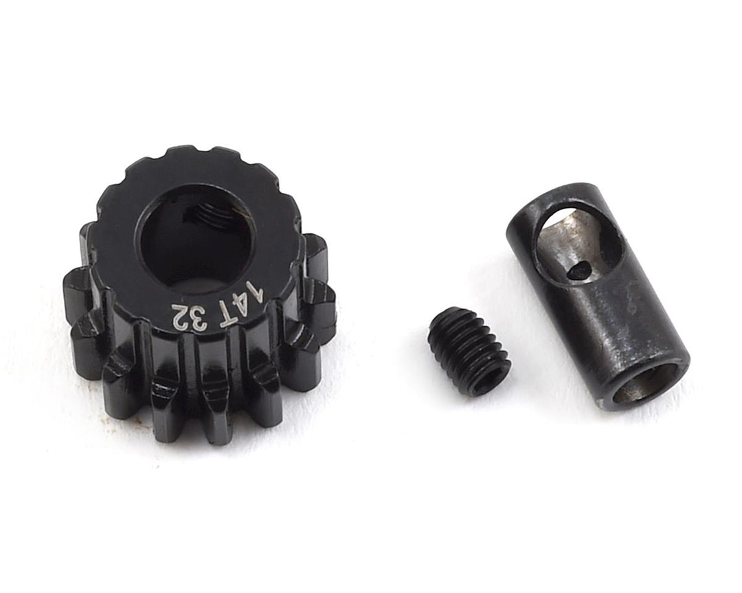 ProTek RC Steel 32P Pinion Gear w/3.17mm Reducer Sleeve (Mod .8) (5mm Bore)