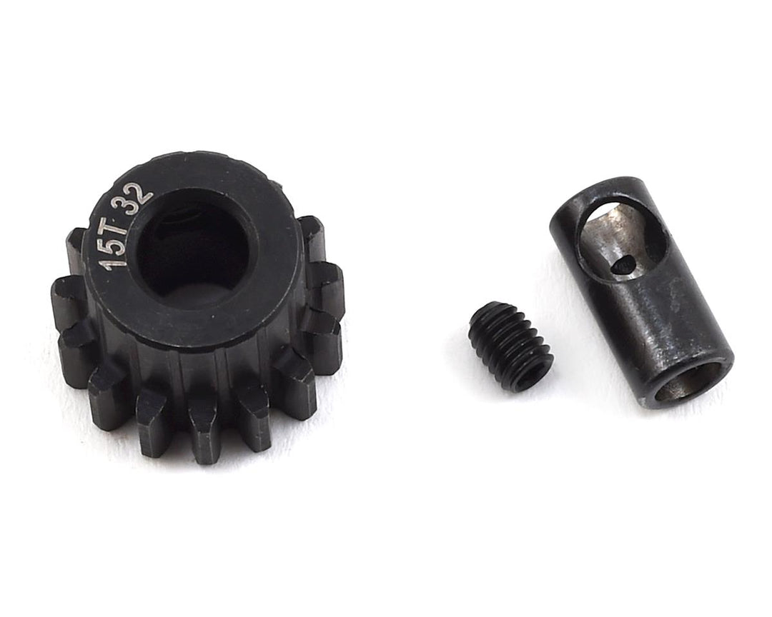 ProTek RC Steel 32P Pinion Gear w/3.17mm Reducer Sleeve (Mod .8) (5mm Bore)