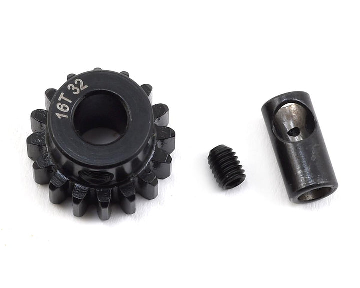 ProTek RC Steel 32P Pinion Gear w/3.17mm Reducer Sleeve (Mod .8) (5mm Bore)
