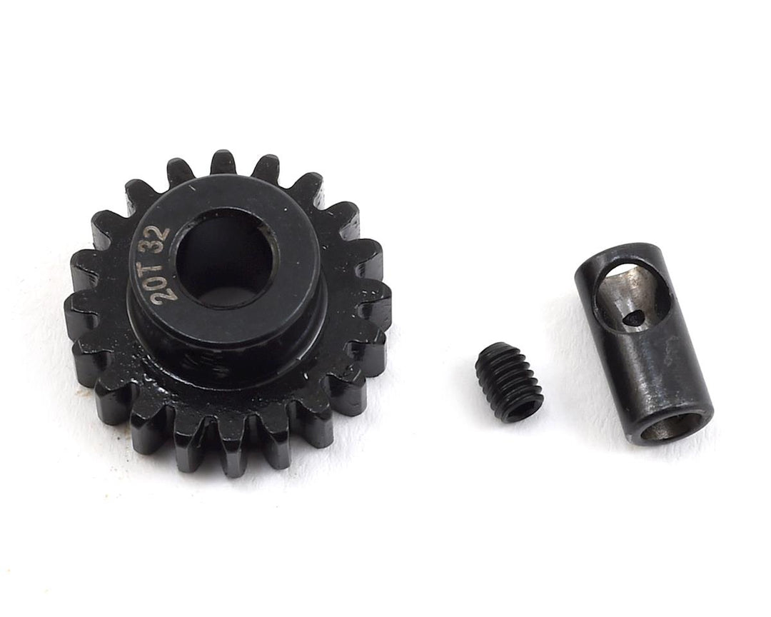 ProTek RC Steel 32P Pinion Gear w/3.17mm Reducer Sleeve (Mod .8) (5mm Bore)