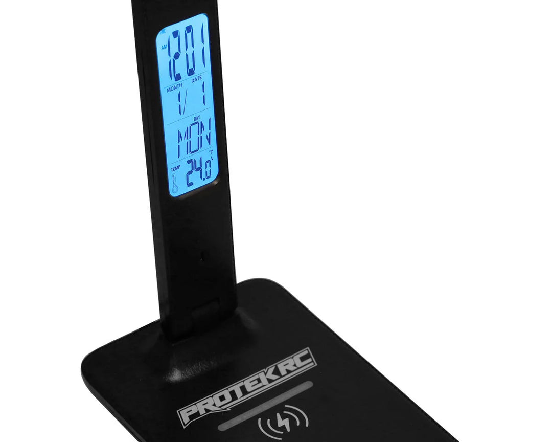 ProTek RC Multifunction LED Pit Light (w/Wireless Charge, Clock, Date & Temp) - Iron City RC Hobbies