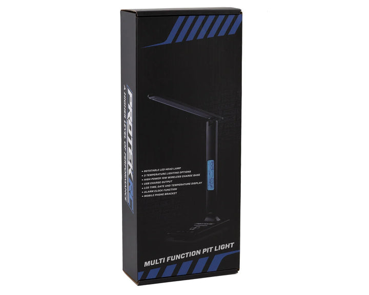 ProTek RC Multifunction LED Pit Light (w/Wireless Charge, Clock, Date & Temp) - Iron City RC Hobbies