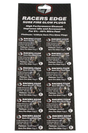Platinum / Iridum Sure Fire #3 Medium Glow Plugs (1pc) - Iron City RC Hobbies