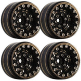 Powerhobby 1.0" Z1 Brass Beadlock Crawler Wheels 1/24 Axial SCX24 Jeep Bronco