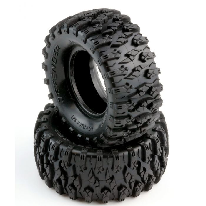 Powerhobby Defender 1.0” Micro Crawler Tires 1/24 Axial SCX24 - Iron City RC Hobbies