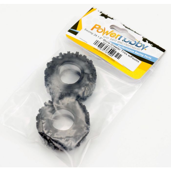 Powerhobby Swamp 24 1.0” Micro Crawler Tires 1/24 - Iron City RC Hobbies