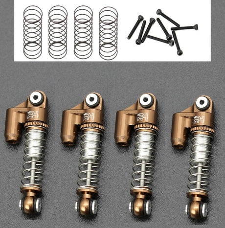 Powerhobby Axial SCX24 C10 JLU Jeep Betty Aluminum Shocks Copper - Iron City RC Hobbies
