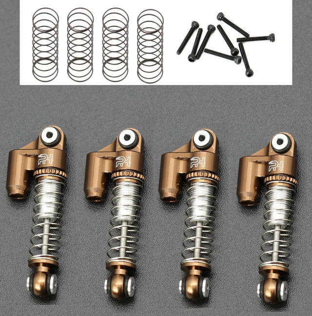 Powerhobby Axial SCX24 C10 JLU Jeep Betty Aluminum Shocks Copper - Iron City RC Hobbies