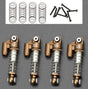 Powerhobby Axial SCX24 C10 JLU Jeep Betty Aluminum Shocks Copper - Iron City RC Hobbies