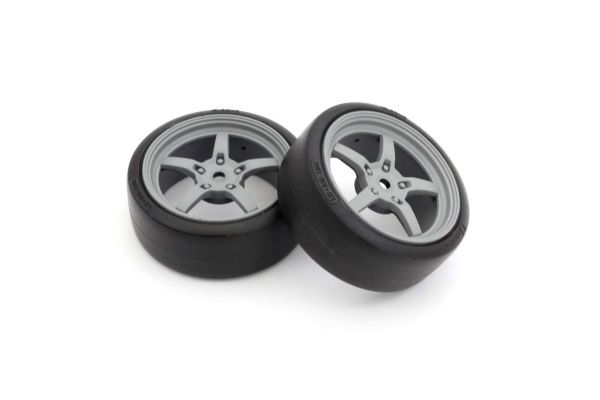 Premounted Drift TireFZ02(5SpokeRacing/2p) - Iron City RC Hobbies