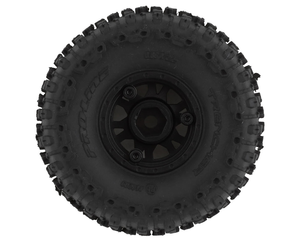 Pro-Line SCX24 1.0" Trencher Pre-Mounted Tires w/Impulse Wheels (Black) (4) (Medium)