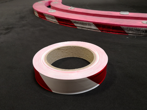 RCP Tracks Red/White Vinyl Tape 1" x 100 Feet - Iron City RC Hobbies