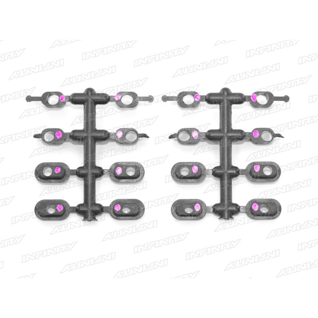 Infinity REAR BUSHING SET (HARD/SETS) (IF18) - Iron City RC Hobbies