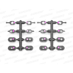 Infinity REAR BUSHING SET (HARD/SETS) (IF18) - Iron City RC Hobbies