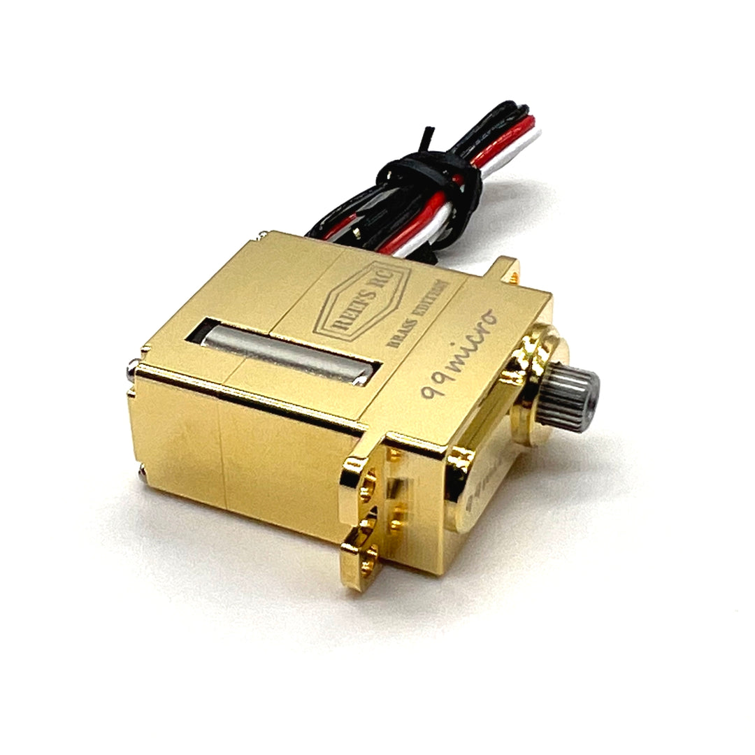 Reefs 99MICRO Servo, Brass Edition - Iron City RC Hobbies