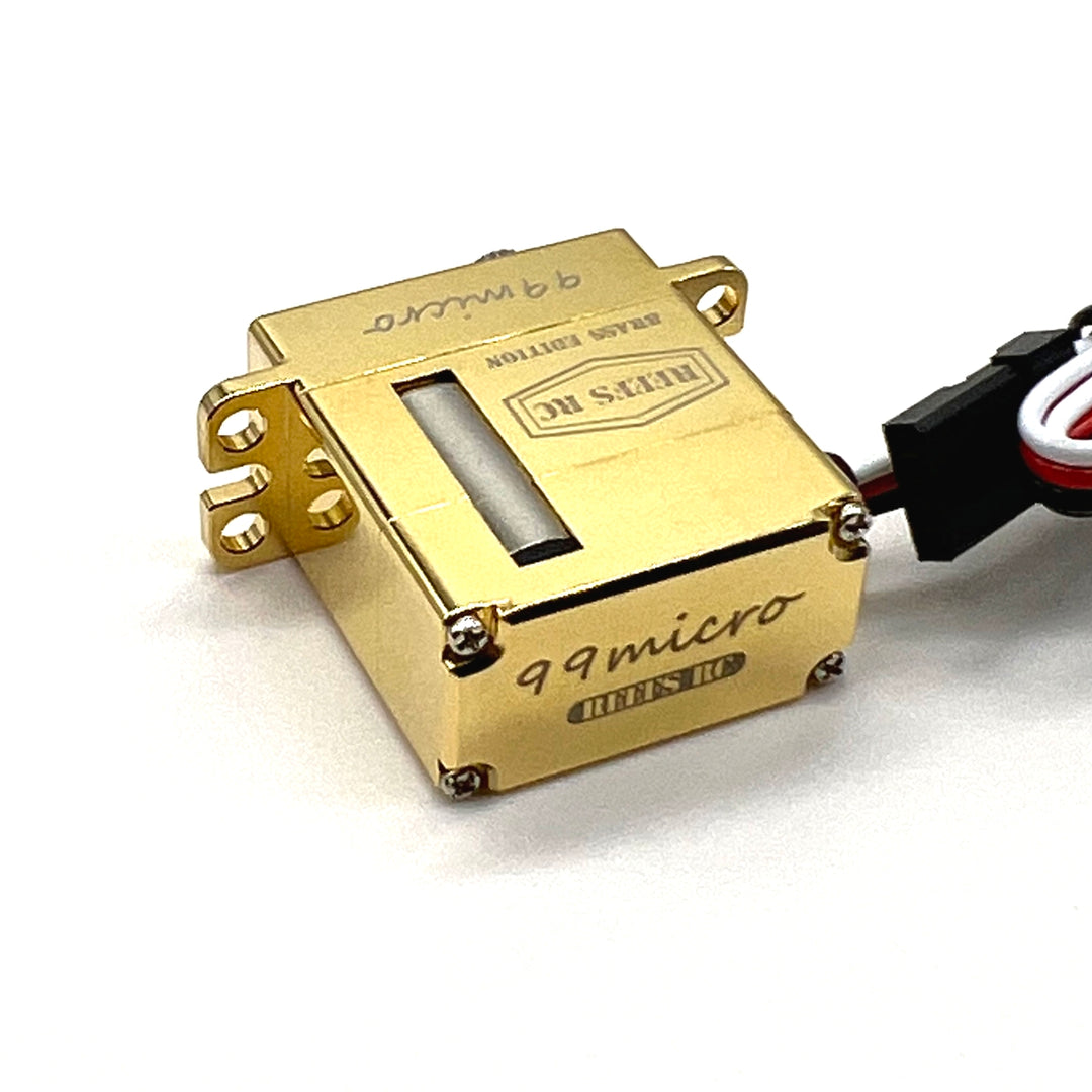 Reefs 99MICRO Servo, Brass Edition - Iron City RC Hobbies