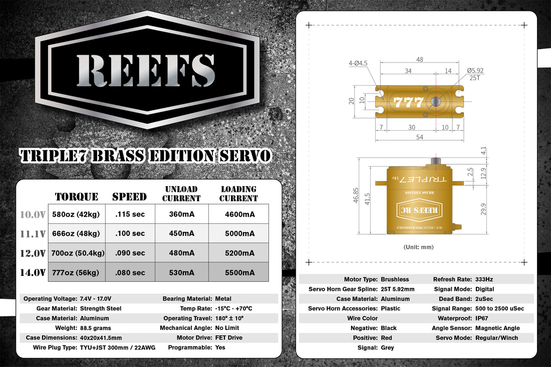 Reefs RC Triple7 Brass Edition