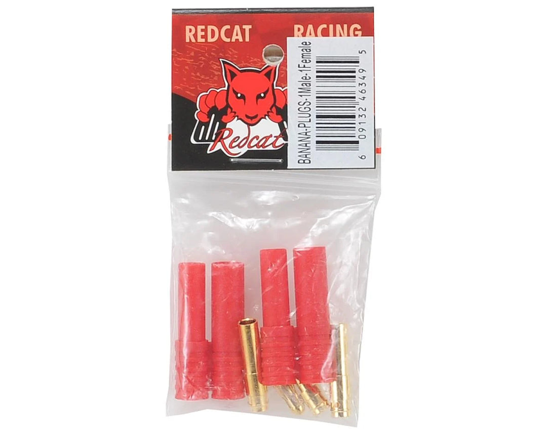 Redcat Banana 4.0 Plugs (1 Male/1 Female) - Iron City RC Hobbies