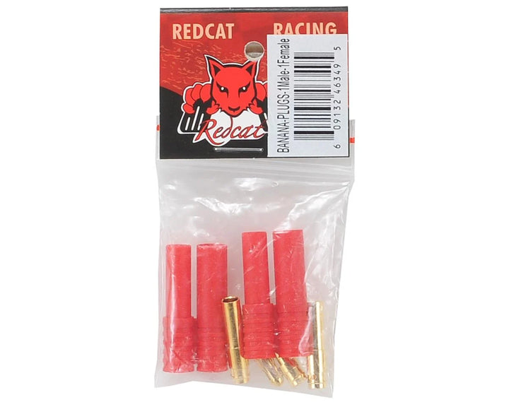 Redcat Banana 4.0 Plugs (1 Male/1 Female) - Iron City RC Hobbies