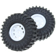 RedCat Pre-Mounted MT Mud Terrain Crawler Tires (1pr) - Iron City RC Hobbies