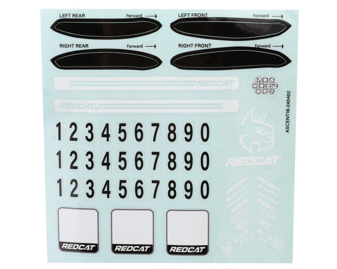 Redcat Ascent-18 1/18 4WD RTR Rock Crawler Body (Clear) - Iron City RC Hobbies