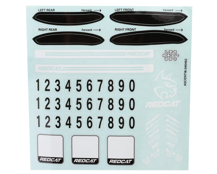 Redcat Ascent-18 1/18 4WD RTR Rock Crawler Body (Clear) - Iron City RC Hobbies