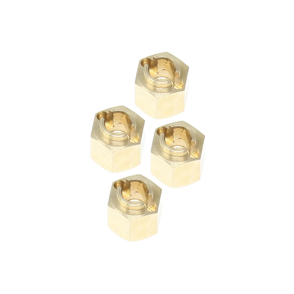 REDCAT Wheel Hexes (Brass)(4pcs) - Iron City RC Hobbies