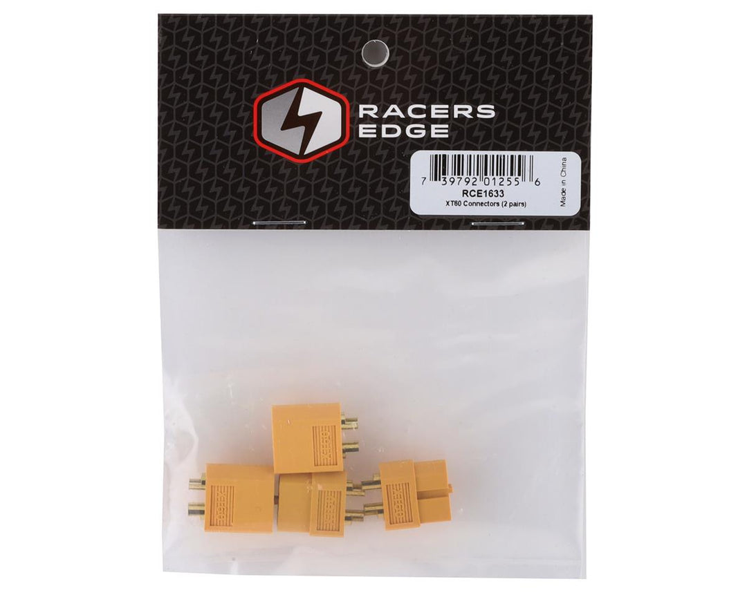 Racers Edge XT60 Connectors (2 Sets) - Iron City RC Hobbies
