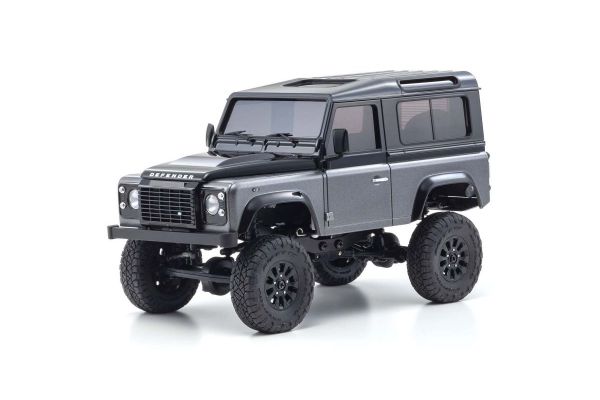 Radio Controlled Electric Powered Crawling car MINI-Z 4×4 Series Ready Set Land Rover Defender 90 Autobiography Corris Gray / Santorini Black