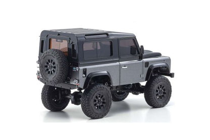 Radio Controlled Electric Powered Crawling car MINI-Z 4×4 Series Ready Set Land Rover Defender 90 Autobiography Corris Gray / Santorini Black