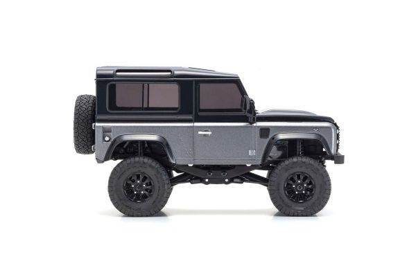 Radio Controlled Electric Powered Crawling car MINI-Z 4×4 Series Ready Set Land Rover Defender 90 Autobiography Corris Gray / Santorini Black