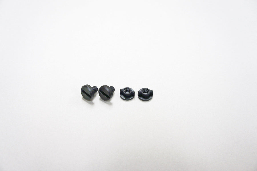 Mugen Rear Spoiler Adjusting Screw w/Nut 2ea (Black) - Iron City RC Hobbies