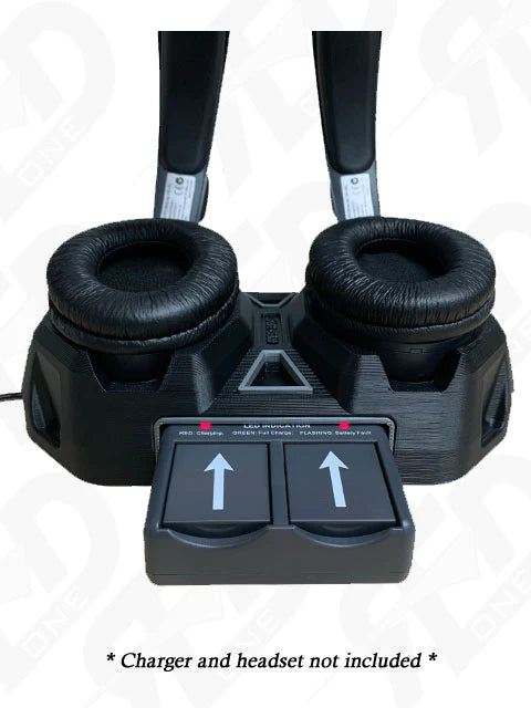 Red1RC Headset Stand with Charging Dock (EarTec Ultra Lite) - Iron City RC Hobbies