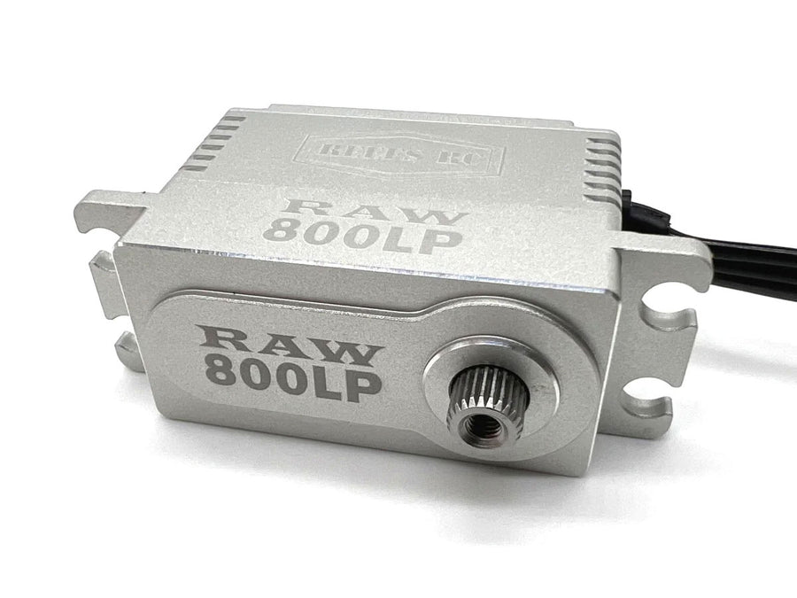 Reefs RC RAW 800 LP (Low Profile) Silver Digital Servo Waterproof - Iron City RC Hobbies